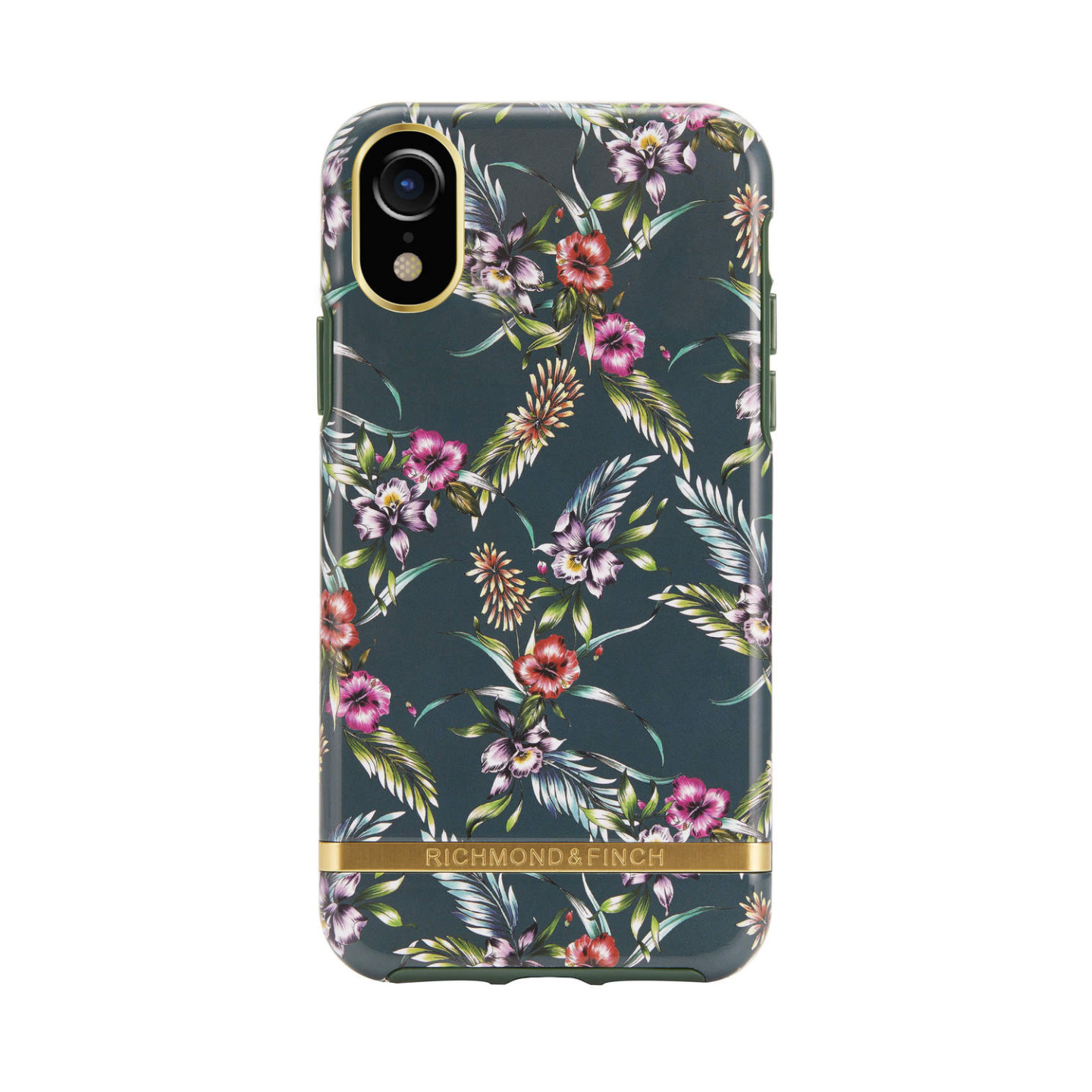 Richmond & Finch suojakuori to IPhone XR - Emerald Blossom