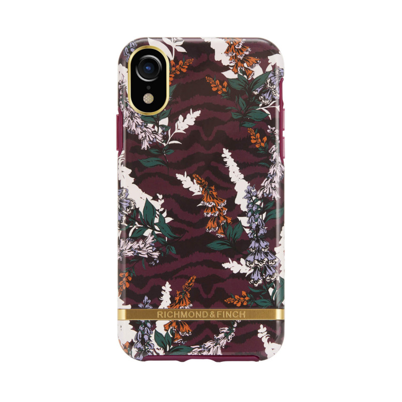 Richmond & Finch deksel til iPhone XR - Floral Zebra