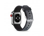 Silicone klockrem för Apple Watch 4 40mm, 3/2/1 38mm - Grey Triangle