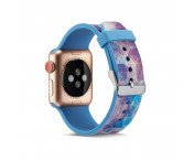 Silicone klockrem för Apple Watch 4 40mm, 3/2/1 38mm - Colorful Circles