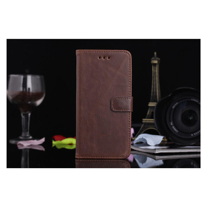 iPhone 6/ 6s Retro Lommebok - cover/cover - Mørkebrun
