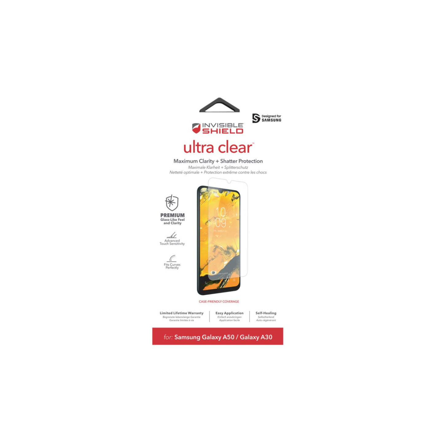 ZAGG InvisibleShield Ultra Kirkas Screen Samsung Galaxy A70
