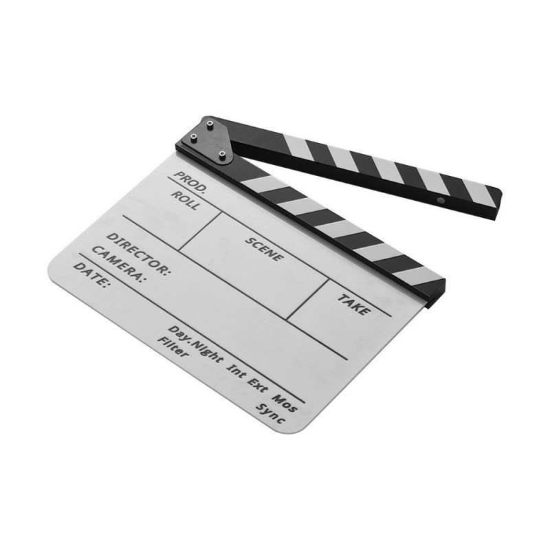 Ohjaajaelokuva Clapboard Movie Cut Scene Clapper Board - mustavalkoinen