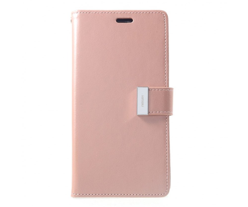 Mercury GOOSPERY Rich Diary till iPhone XS Max - RoseGold