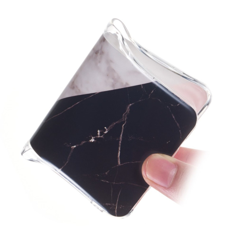 Marble Pattern IMD TPU Soft Back Suojakuori - Samsung Galaxy A70 - Style D