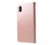 Mercury GOOSPERY Rich Diary till iPhone XS Max - RoseGold