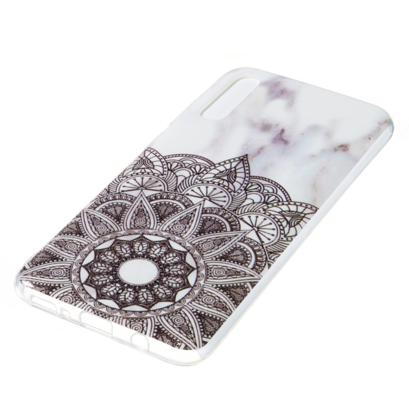 Marble Pattern IMD TPU Soft Back Suojakuori - Samsung Galaxy A70 - Style B