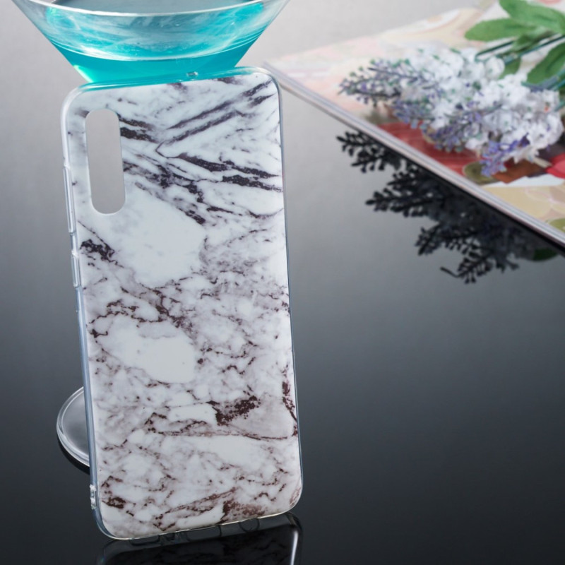 Marble Pattern IMD TPU Soft Back Suojakuori - Samsung Galaxy A70 - Style H