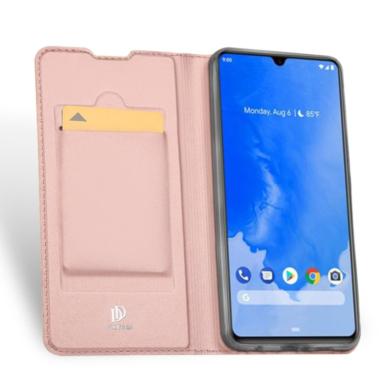 Samsung Galaxy A70 DUX DUCIS Skin Pro Series Stand Flip Suojakuori - Rose Kulta