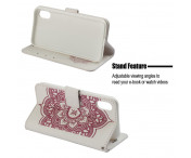 Till iPhone XS Max Plånboksfodral - Dream Catcher - Vit-Rosa