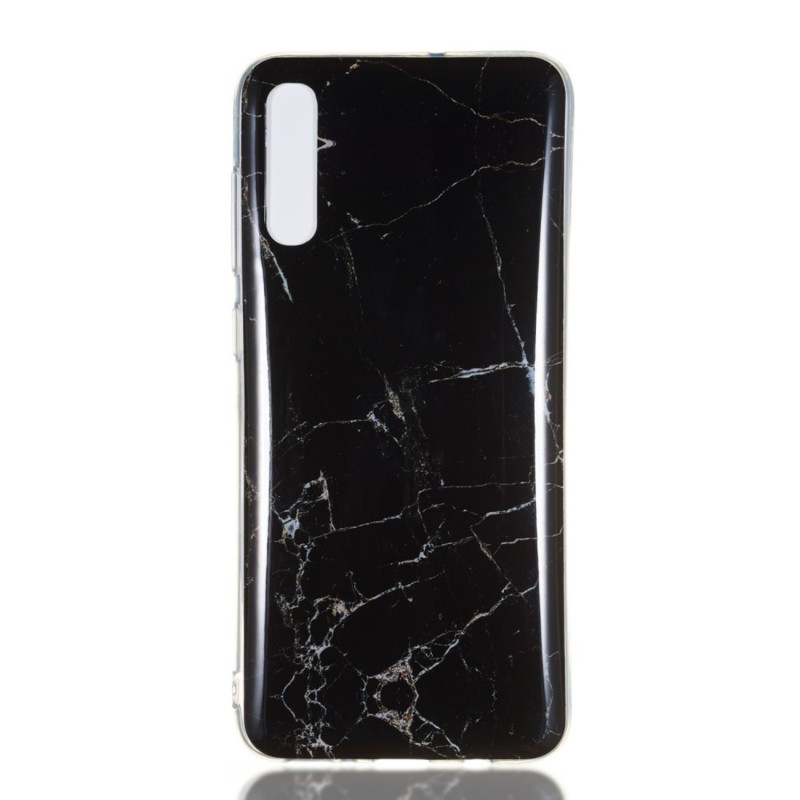 Marble Pattern IMD TPU Soft Back Suojakuori - Samsung Galaxy A70 - Style A