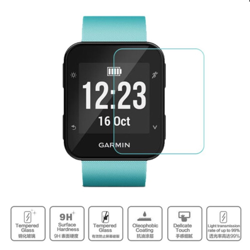 2 stk Garmin Forerunner 35 herdet glass 0.2mm