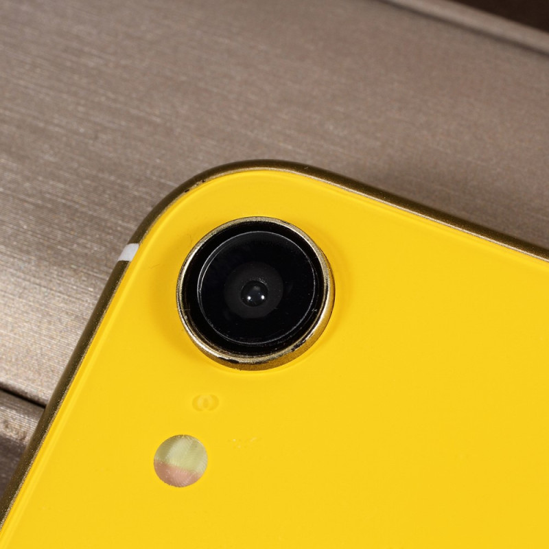 Beskyttende herdet glass for kameralinse til iPhone XR