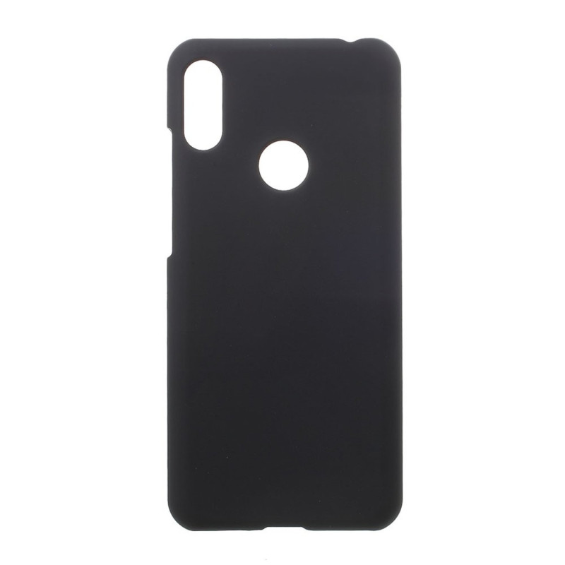 Huawei Y6 (2019) Gummiert Hardplastisk Cover - Sort