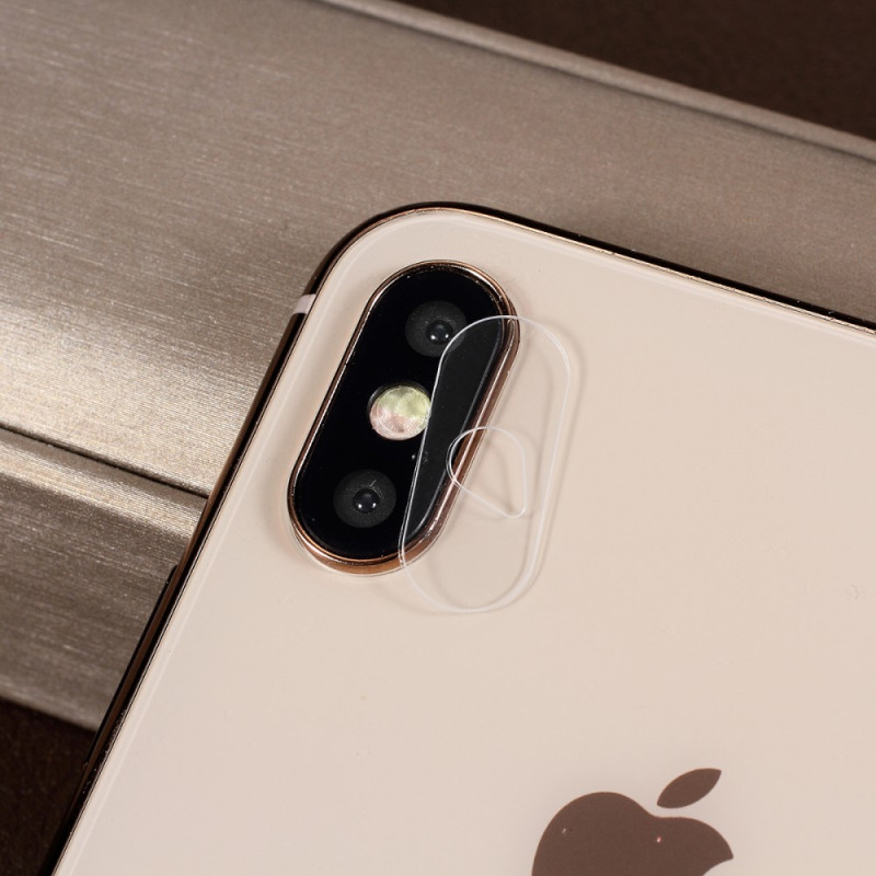 Beskyttende herdet glass for kameralinse til iPhone XS Max