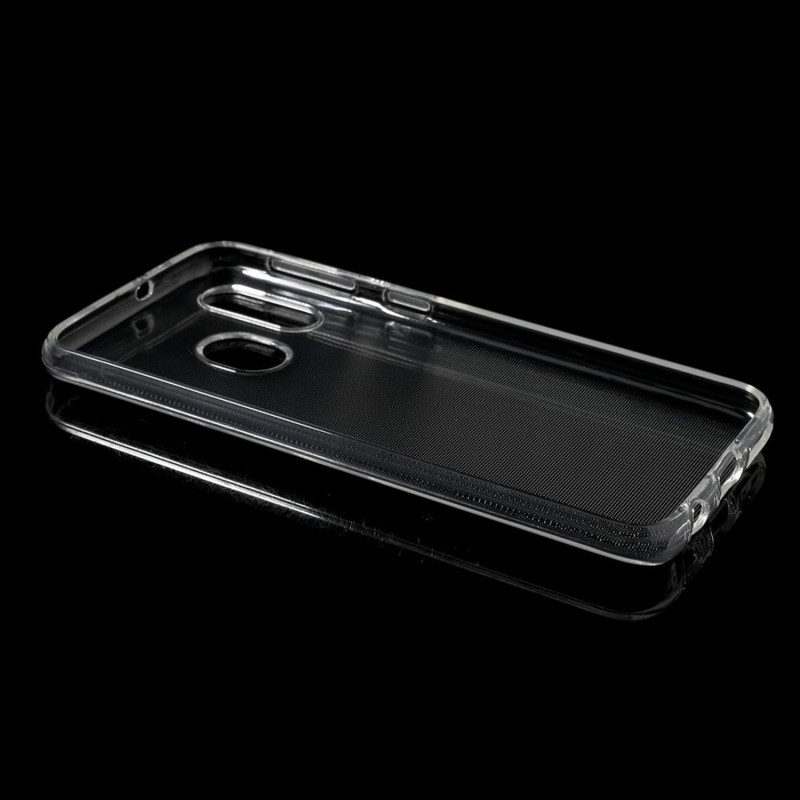 Samsung Galaxy A40 Clear TPU Case Cover with Non - slip Inner
