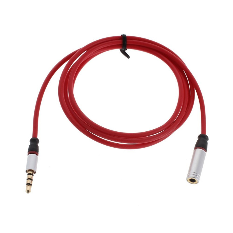3.5mm Male to Female Extension Audio Cable - iPhone Samsung LG