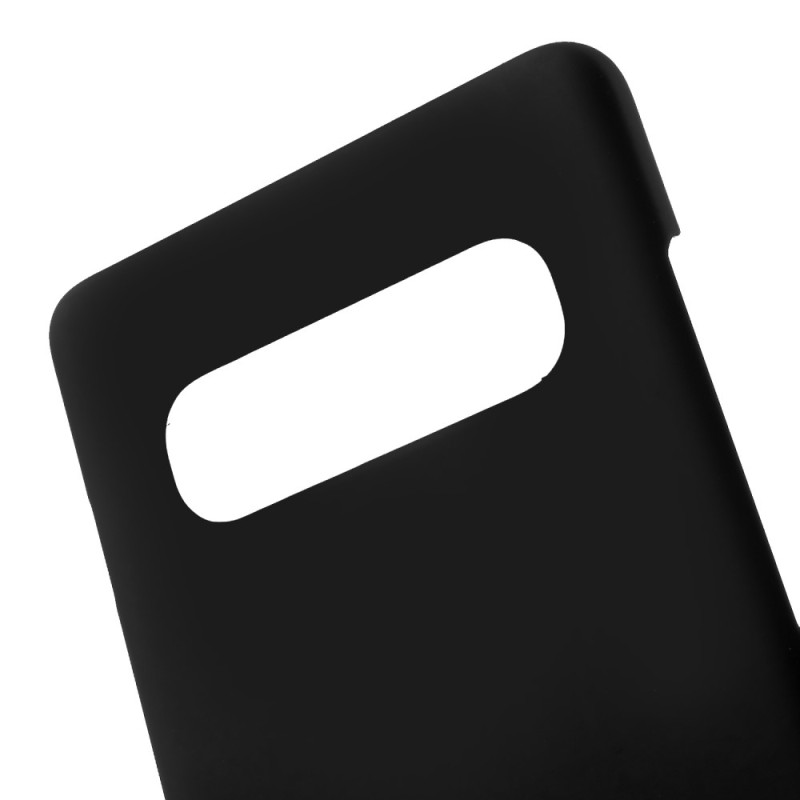 Rubberized Hard Plastic Phone Case for Samsung Galaxy S10 Plus - Black