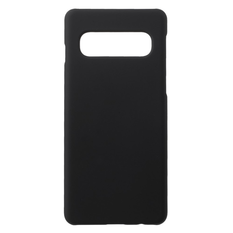 Rubberized PC Hard Casing for Samsung Galaxy S10 - Black