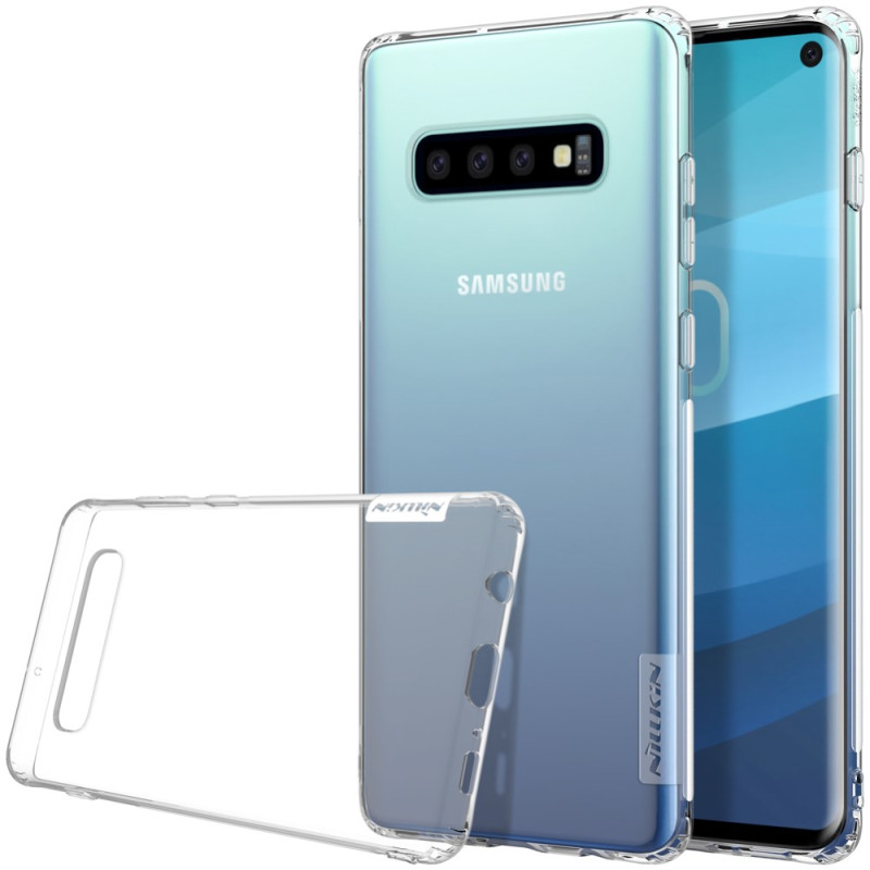 NILLKIN Nature TPU Case Phone Cover for Samsung Galaxy S10 - White