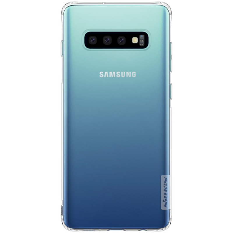 NILLKIN Nature TPU Suojakuori Phone Kansi - Samsung Galaxy S10+ - Valkoinen