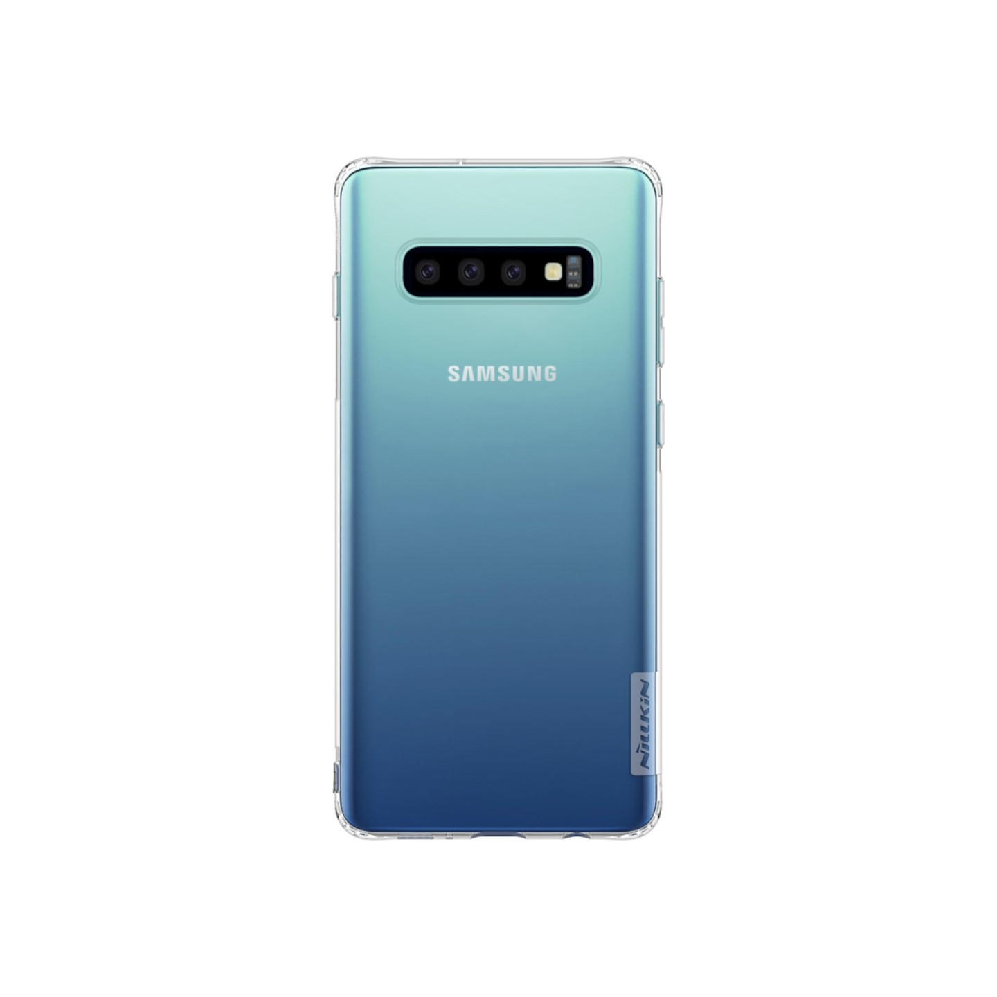 NILLKIN Nature TPU Suojakuori Phone Kansi - Samsung Galaxy S10+ - Valkoinen