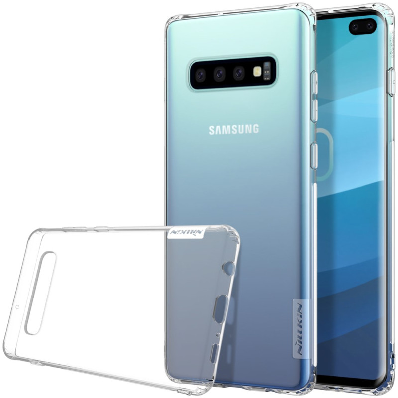 NILLKIN Nature TPU Case Phone Cover for Samsung Galaxy S10+ - White
