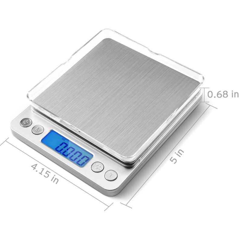 2000g/0.1g Digital Pocket Scale Jewelry Kitchen Food Scale
