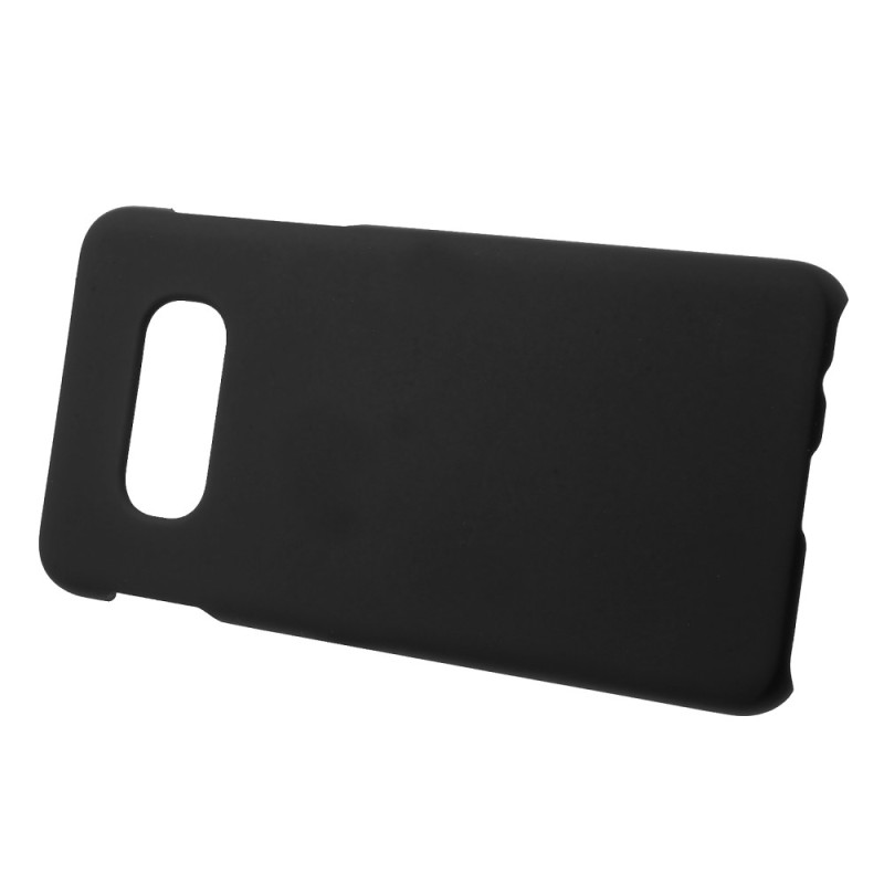 Rubberized Hard Plastic Phone Cover for Samsung Galaxy S10e - Black