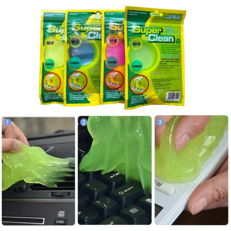 Näppäimistön pölypuhdistin Magic Sticky Gel Cleaning PC - autolle
