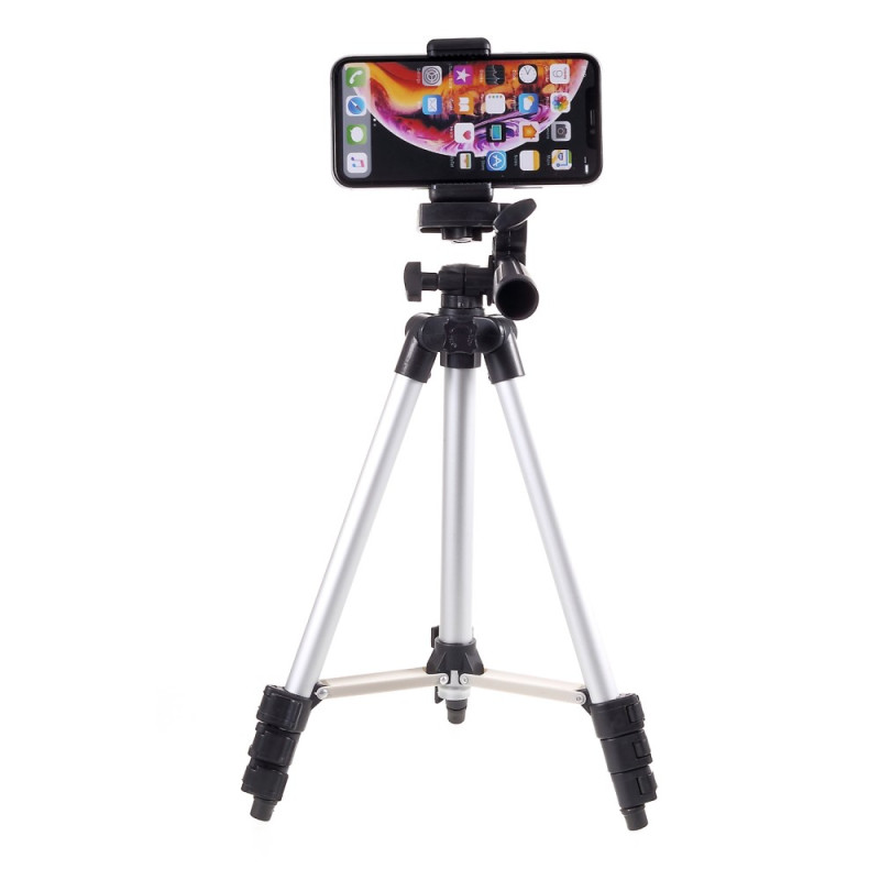Adjustable Tripod Holder with Phone Clamp, Clamp Width: 57 - 83mm