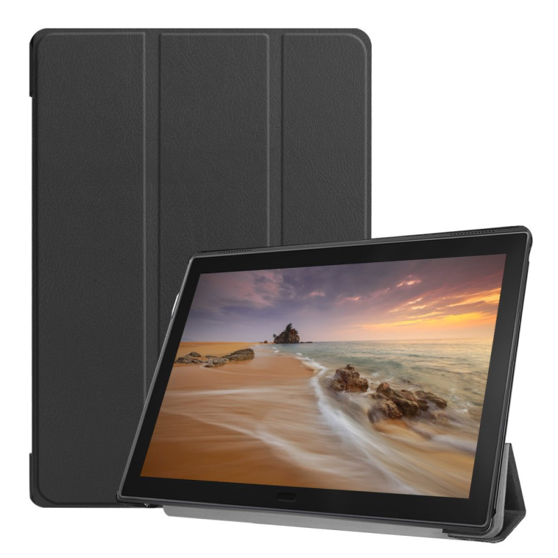 Tri - fold Veske til Lenovo Tab E10 - Svart