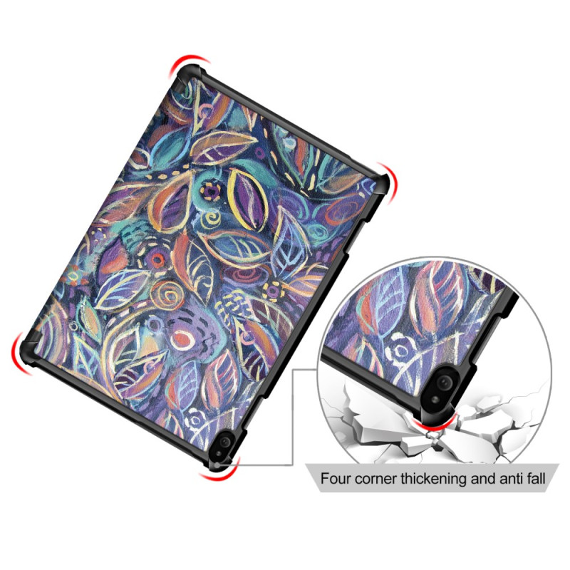 Tri - fold Stand Kansi - Lenovo Tab P10 - Colorful Leaves