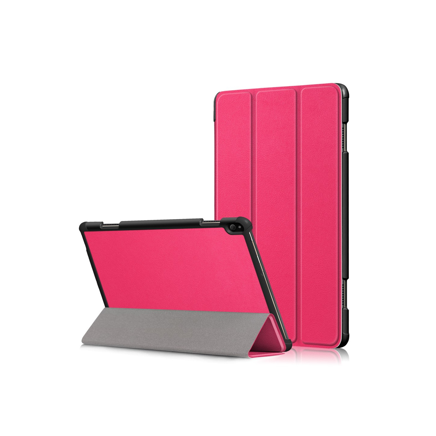 Tri - fold Stand Cover for Lenovo Tab P10 - Rose