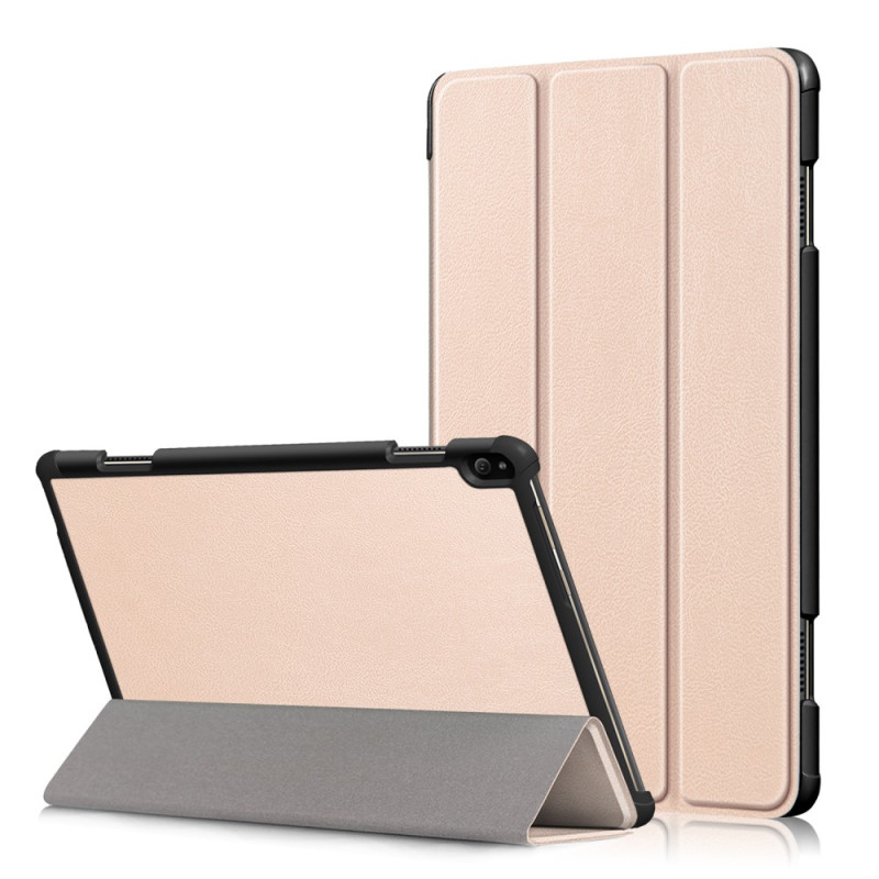 Tri - fold Stand Cover for Lenovo Tab P10 - Gold