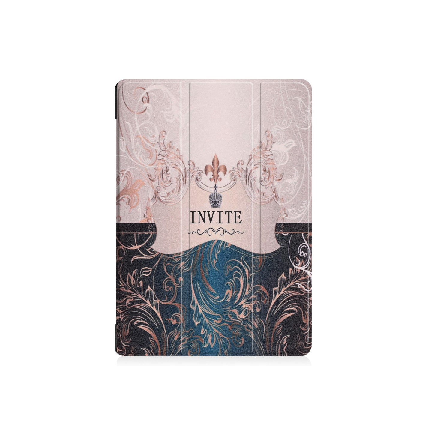 Pattern Printing Tri - fold Stand Kansi Lenovo Tab E10 - English Characters