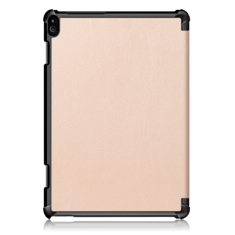 Tri - fold Stand Cover for Lenovo Tab P10 - Gold