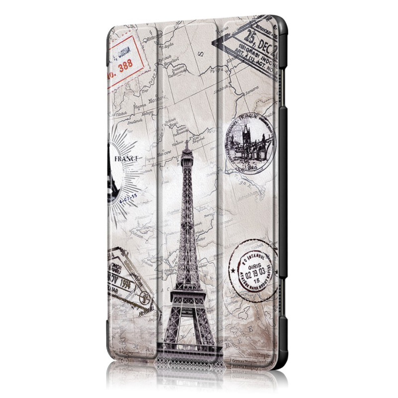 Kolminkertainen jalustan kansi Lenovo Tab P10 - mallille - Eiffel - torni