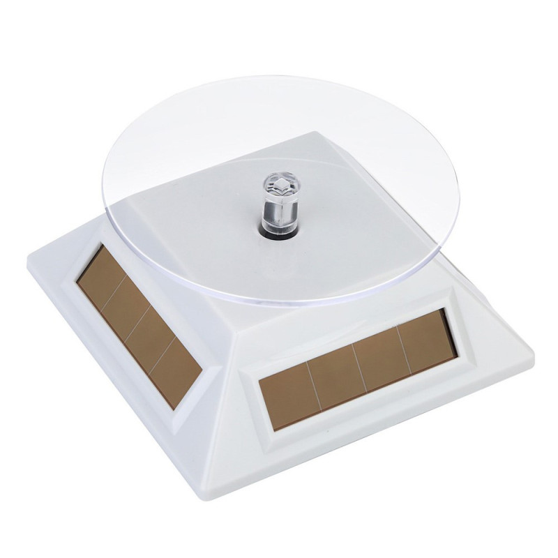 Solar & Battery Powered Display Stand Rotary Turn Table