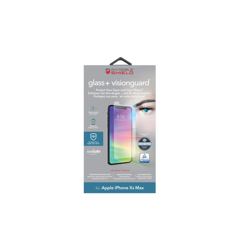 ZAGG InvisibleShield Glass+ Visionguard iPhone XS Max