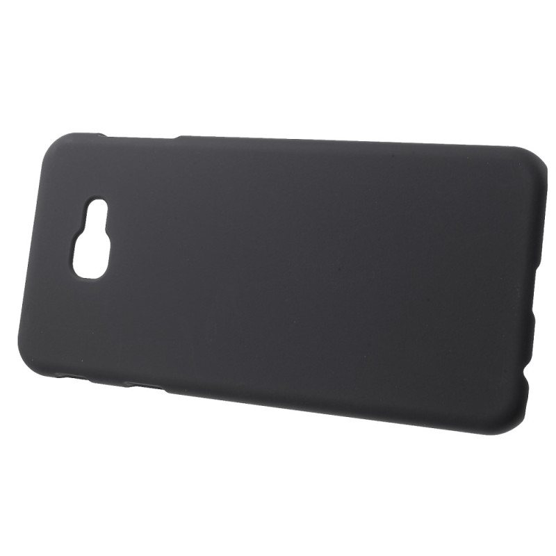 Rubberized Hard Plastic Kansi - Samsung Galaxy J4 Plus - Musta