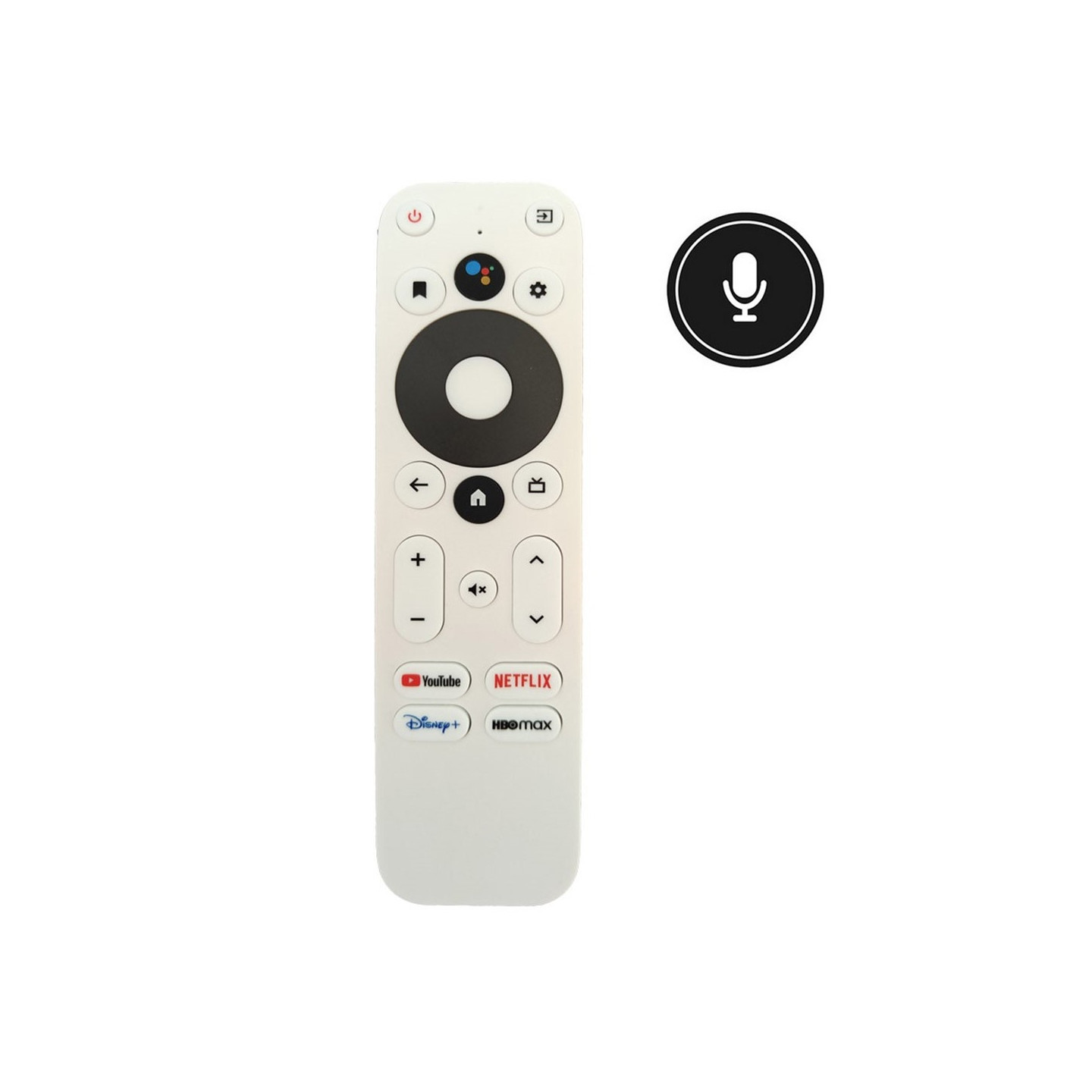 Udskiftning af fjernbetjening Onn Android TV 4K UHD Box Voice Remote