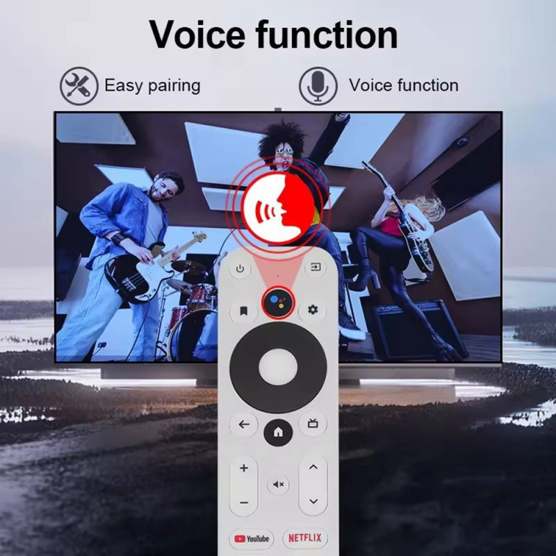 Udskiftning af fjernbetjening Onn Android TV 4K UHD Box Voice Remote