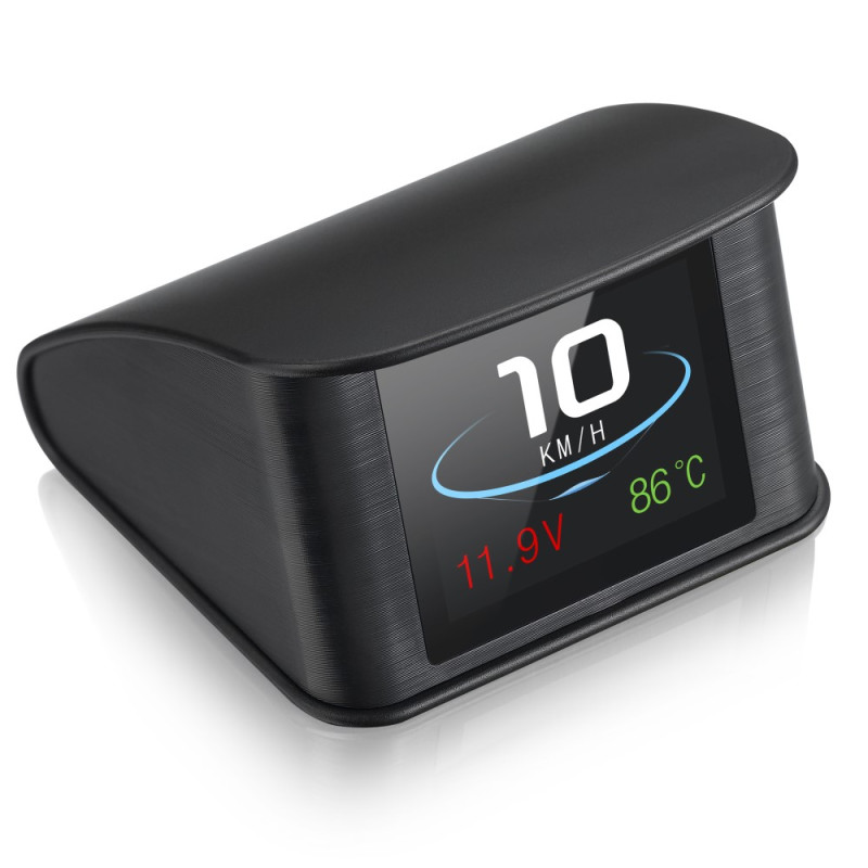 P10 OBD2, 2.2 tommers HUD - skjerm. Smart digitalt hastighetsmåler
