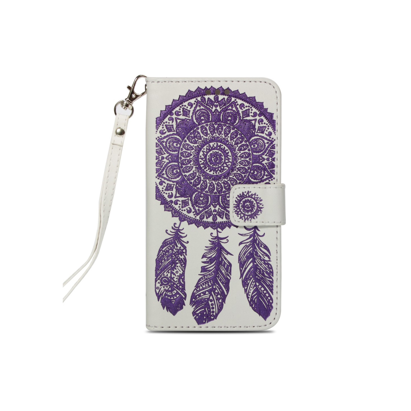 Imprint Dream Catcher Lompakkokotelo - iPhone XS Max - Violetti