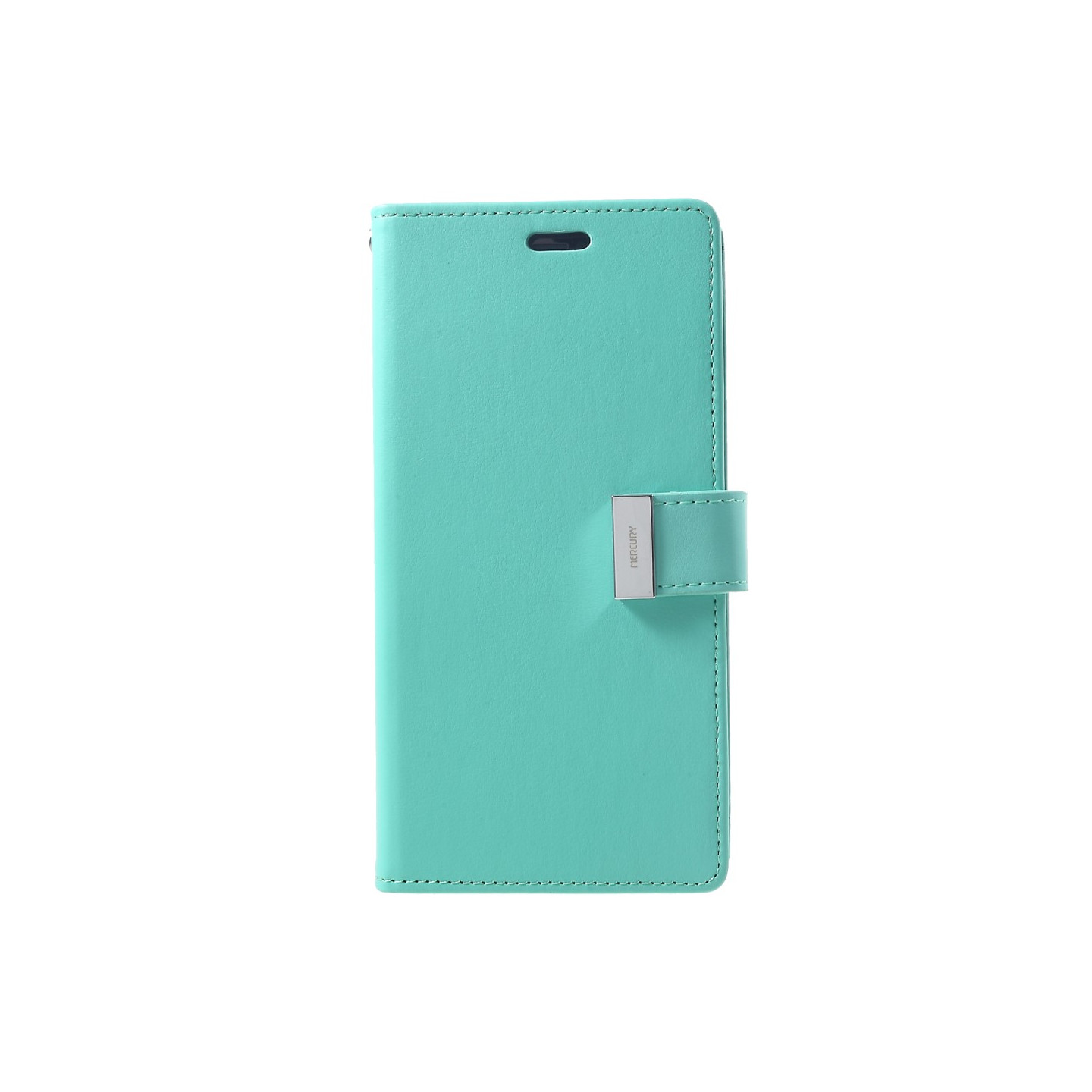 MERCURY GOOSPERY Rich Diary Lompakkokotelo iPhone XS Max - Cyan