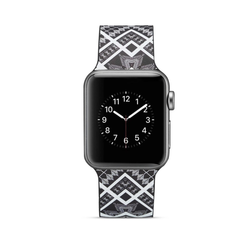 Silikone urrem til Apple Watch 4 44mm, serie 3/2/1 42mm - firkant