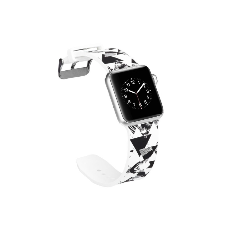 Silikon klokkerem til Apple Watch 4 44mm, 3/2/1 42mm - trekant
