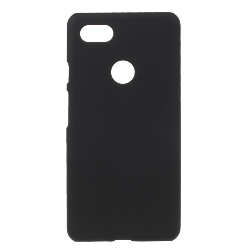 Rubberized Hard Plastic Kansi - Google Pixel 3 XL - Musta