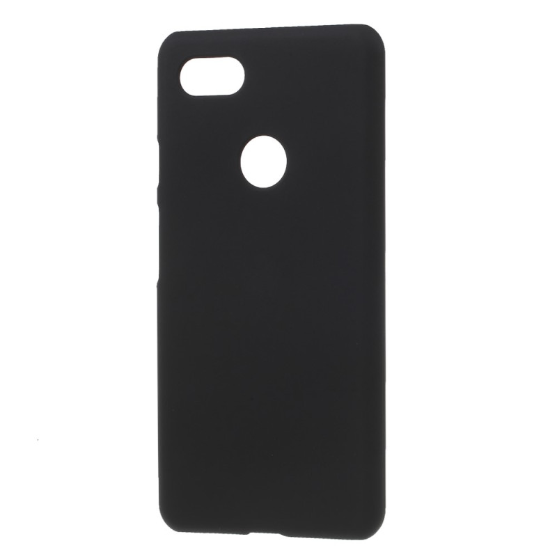 Rubberized Hard Plastic Kansi - Google Pixel 3 XL - Musta